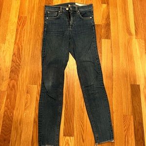 Rag & bone ankle high rise skinny Jean